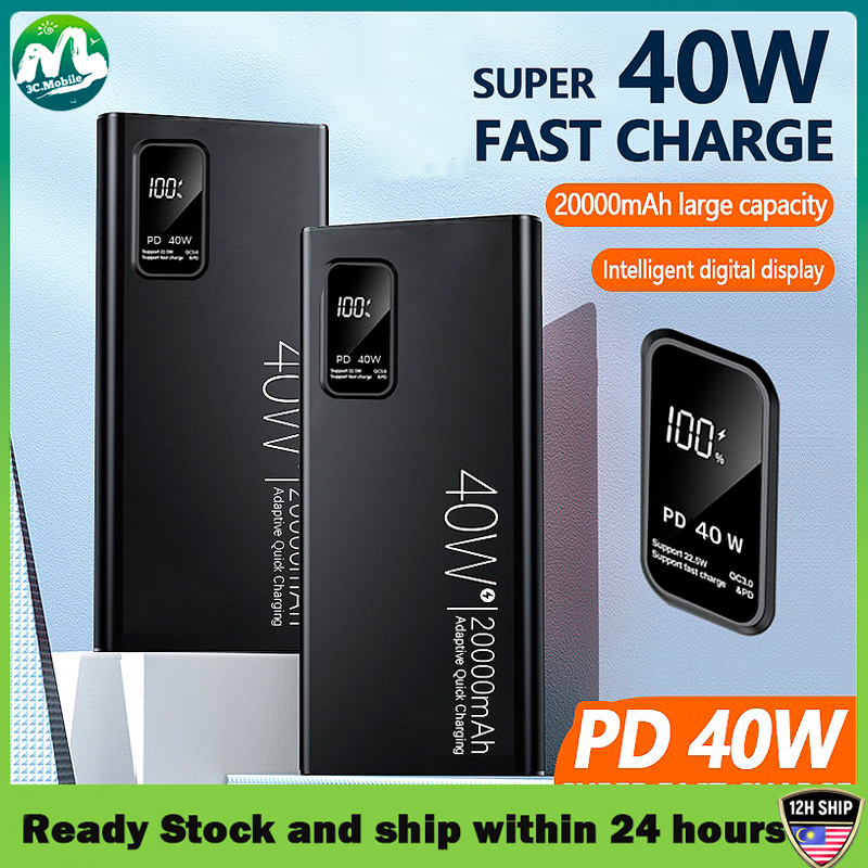 A32B PowerBank 40w Super Fast Charging 20000mah Powerbank Qc3.0 Power ...