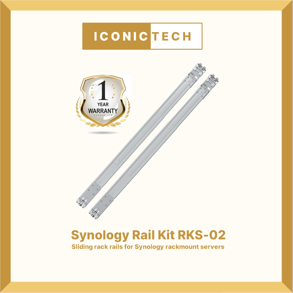 Synology Nas Rail Kit RKS02 (RS820+, RS820RP+.RS1619xs+, RS1221