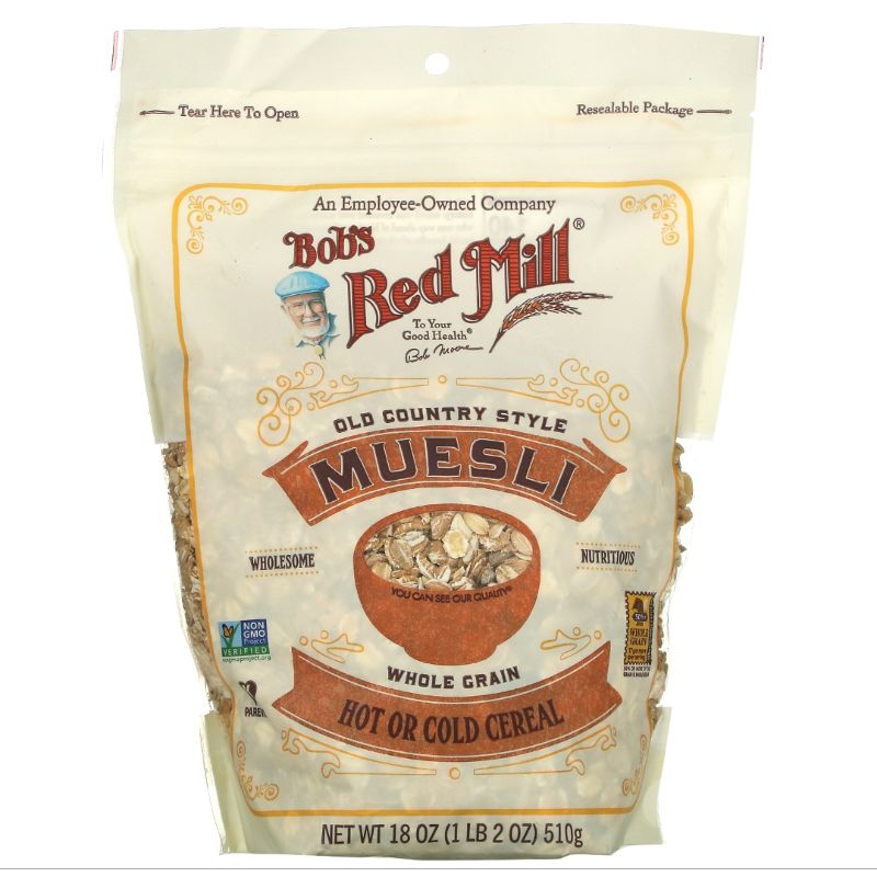 Bob's Red Mill Muesli, Old Country Style, Whole Grain, 18 oz (510 g
