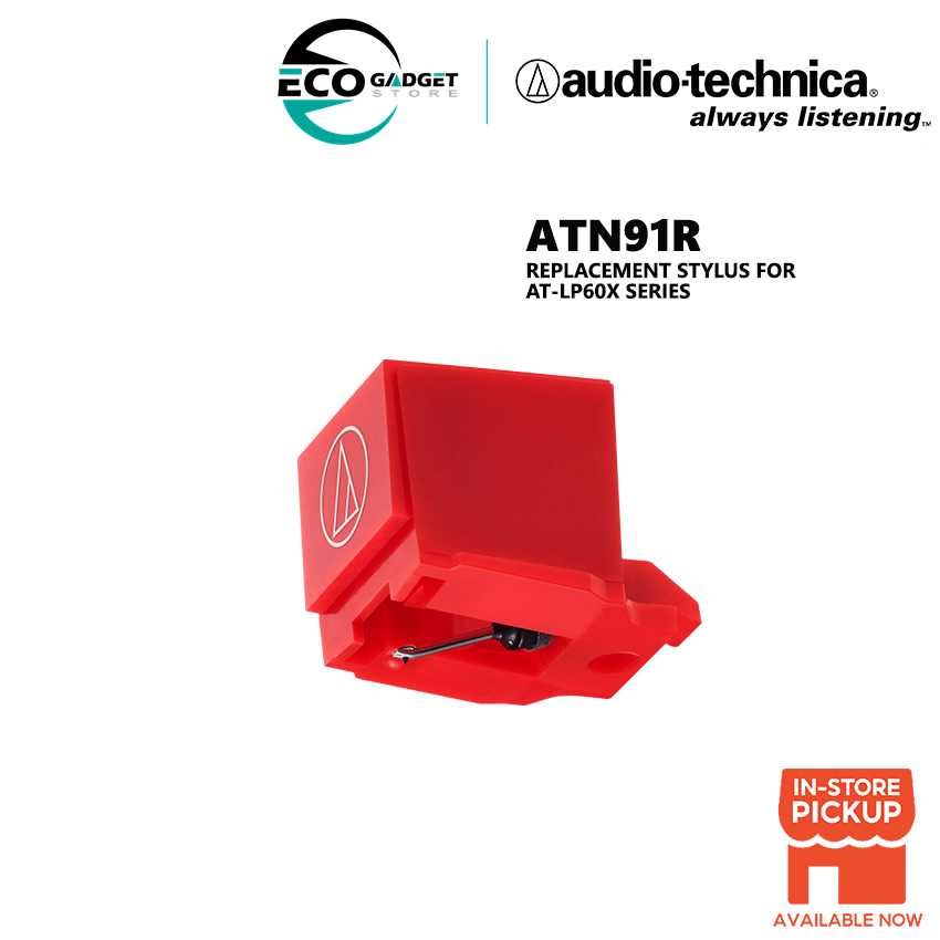 AudioTechnica Replacement Stylus ATN91R Red Edition Cartridge for AT