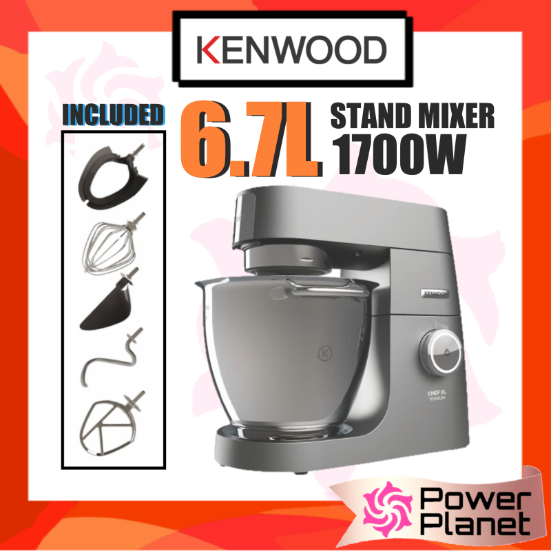 Kenwood 67l Stand Cake Mixer Chef Xl Kvl8300s Kitchen Machine Silver Titanium Xl Shopee Malaysia 8120