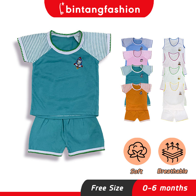 Set baju best sale baby newborn