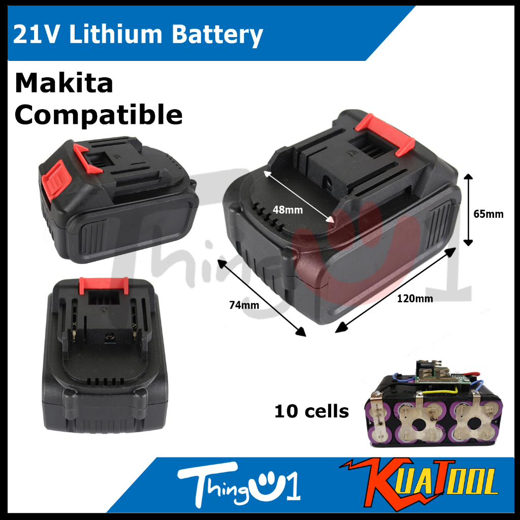 KUATOOL 12V 21V 5CELLS 10CELLS LITHIUM BATTERY FOR
