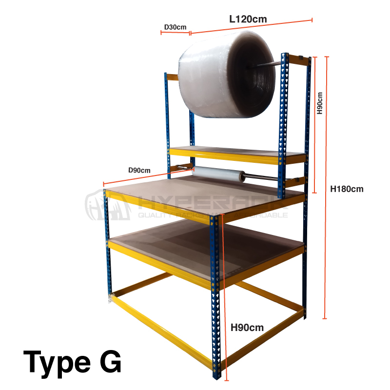 🐘[FREE SHIPPING] HYPERACK™️ Heavy Duty Packaging Table Online Seller ...
