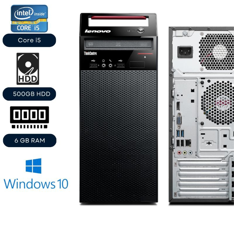 Lenovo ThinkCentre M700 Tiny I5 Gen 6 Avec Écran 19 Pouces 8Go RAM 240go Ssd Windows 10