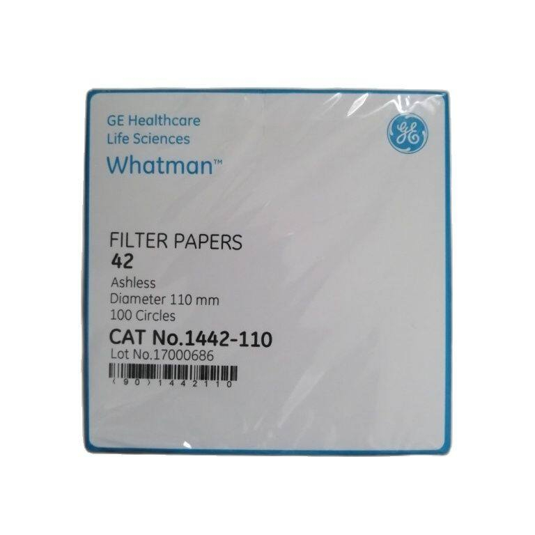 WHATMAN Filter Paper, Grade 42 for Instrumental Analysis, circle (100