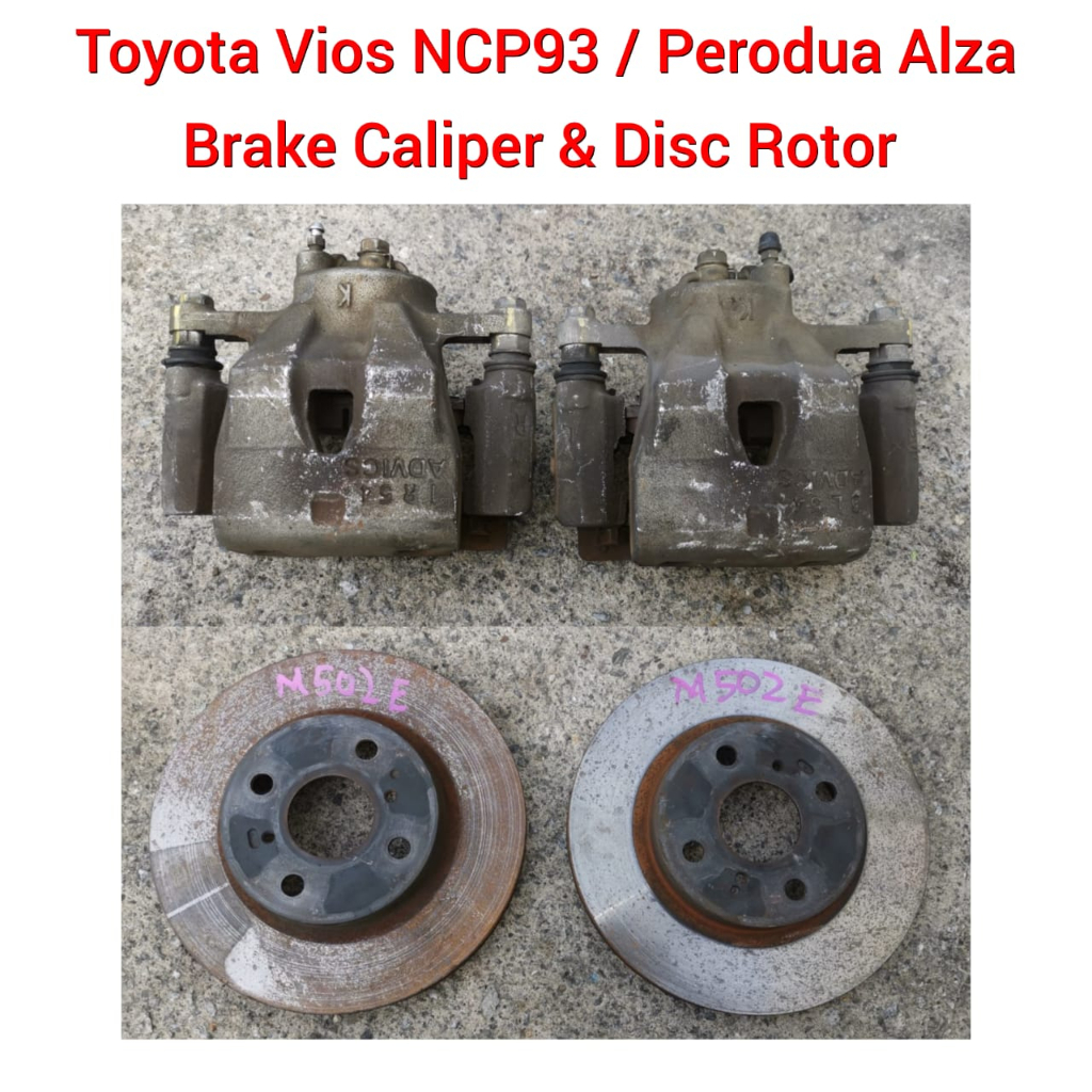 Perodua Alza / Toyota Vios NCP93 Front Brake Caliper With 255MM Disc