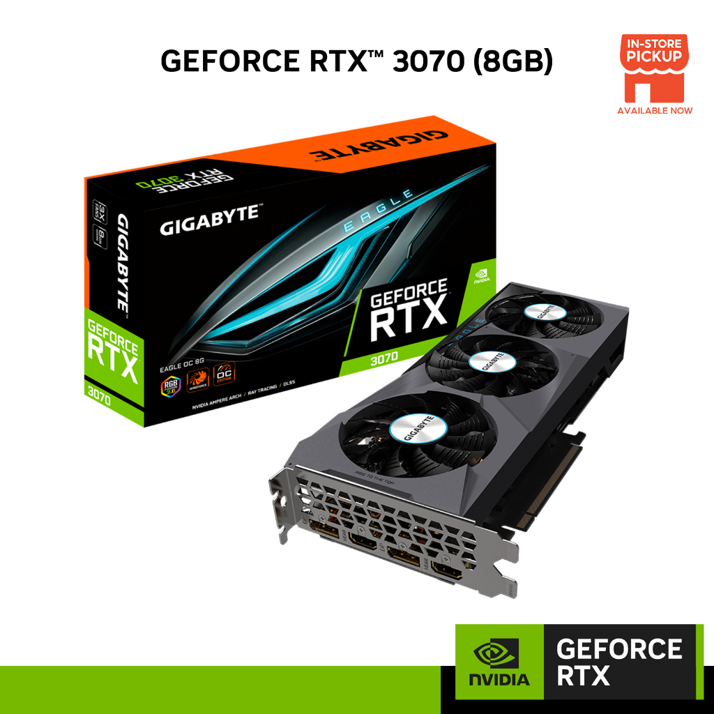 NVIDIA® Graphic Card GIGABYTE GeForce RTX™ 3070 EAGLE OC (8G) Shopee Malaysia