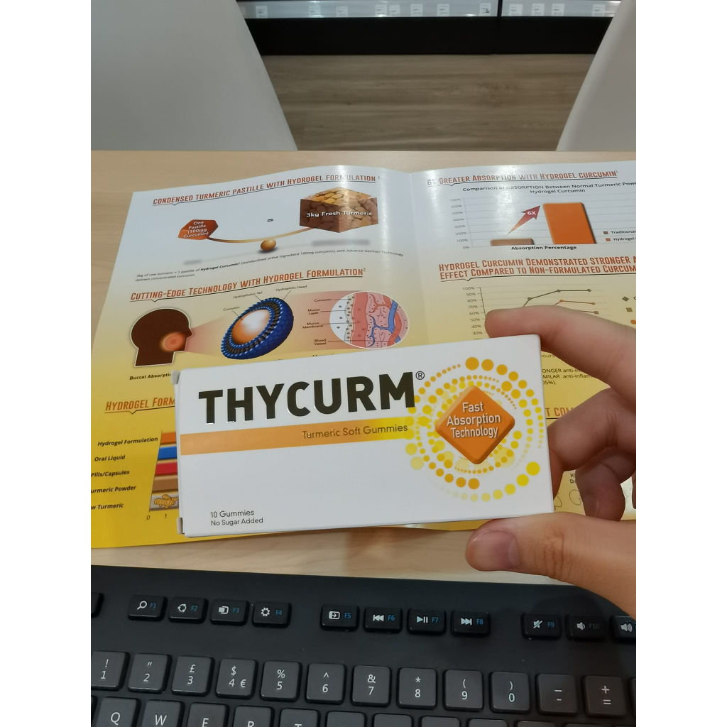 Thycurm 10's / 3 x 10's (100 Turmeric Extract Soft Gummies) EXP 08/