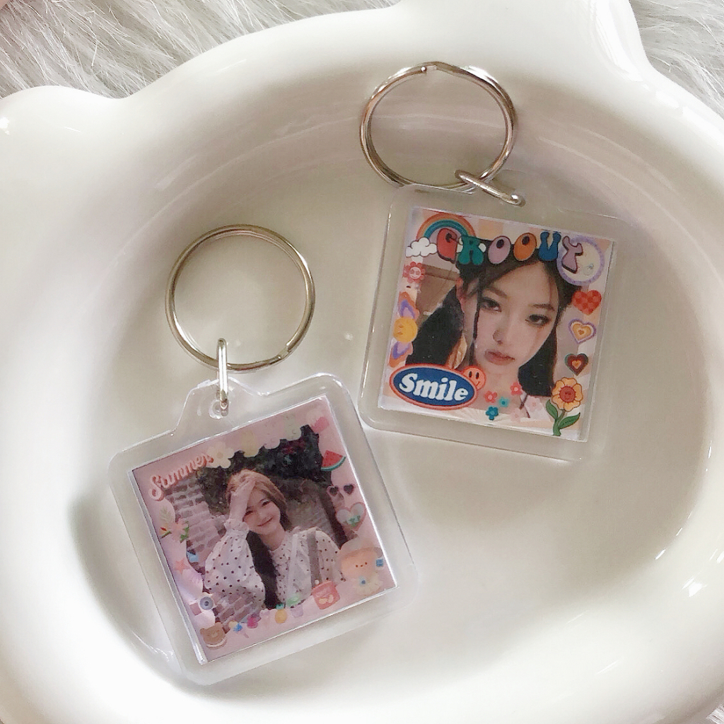 Lolomo_ Customised Photo Keychain | Shopee Malaysia