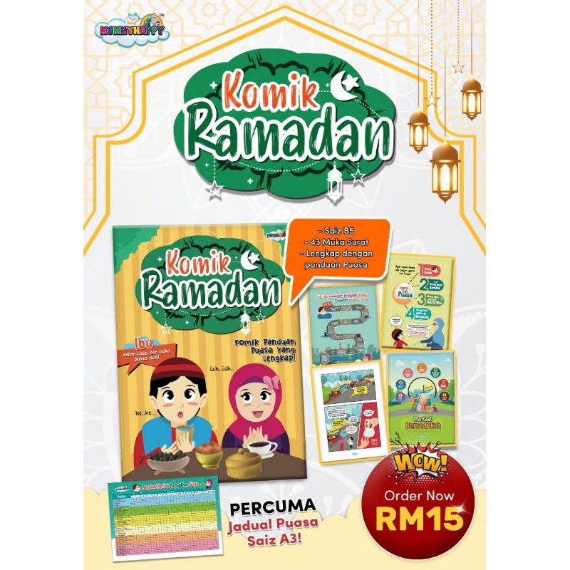 KOMIK RAMADHAN (readystok) | KOMIK KANAK-KANAK ISLAMIC | Shopee Malaysia