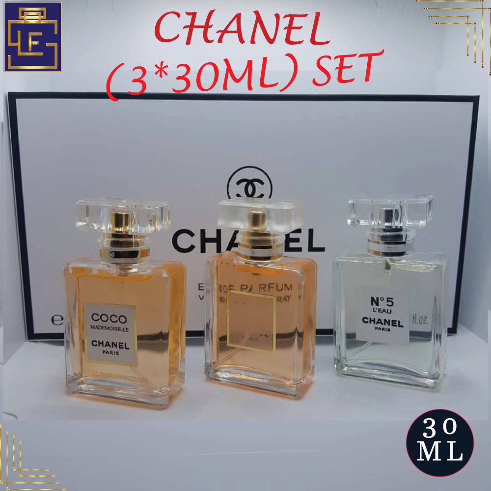 Chanel mini perfume set (3 IN 1) GIFT SET (30ML*3) Shopee Malaysia