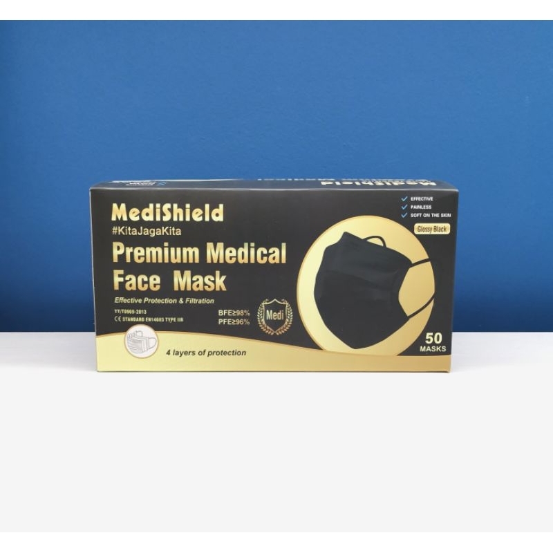 MEDISHIELD Premium Medical FACE MASK (50MASKS) Shopee Malaysia