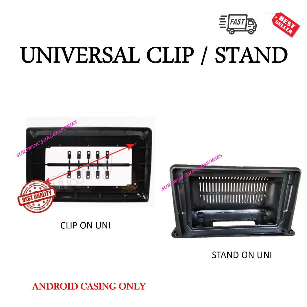 ANDROID PLAYER CASING FOR UNIVERSAL (CLIP / STAND) 9” – 10” | Shopee ...