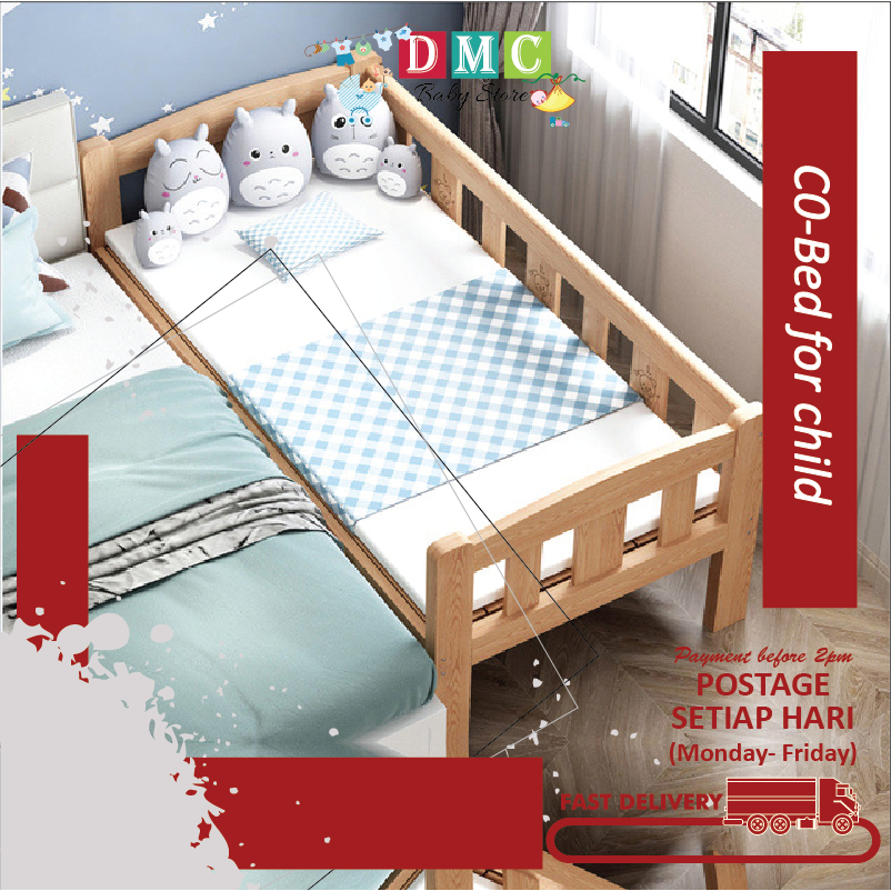 Co bed baby katil bayi 1 tahun Baby cot Attached to Parents Bed kids budak Shopee Malaysia