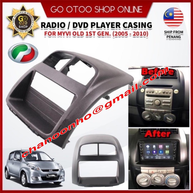 PERODUA MYVI OLD GENERATION 1 DOUBLE DIN CASING / MYVI OLD G1 7 INCH ...