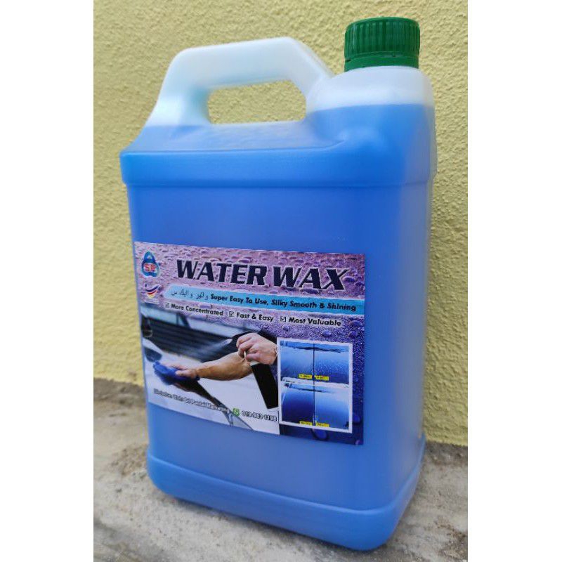 Water wax 5kg (PEKAT) untuk mengilatkan kereta. Shopee Malaysia