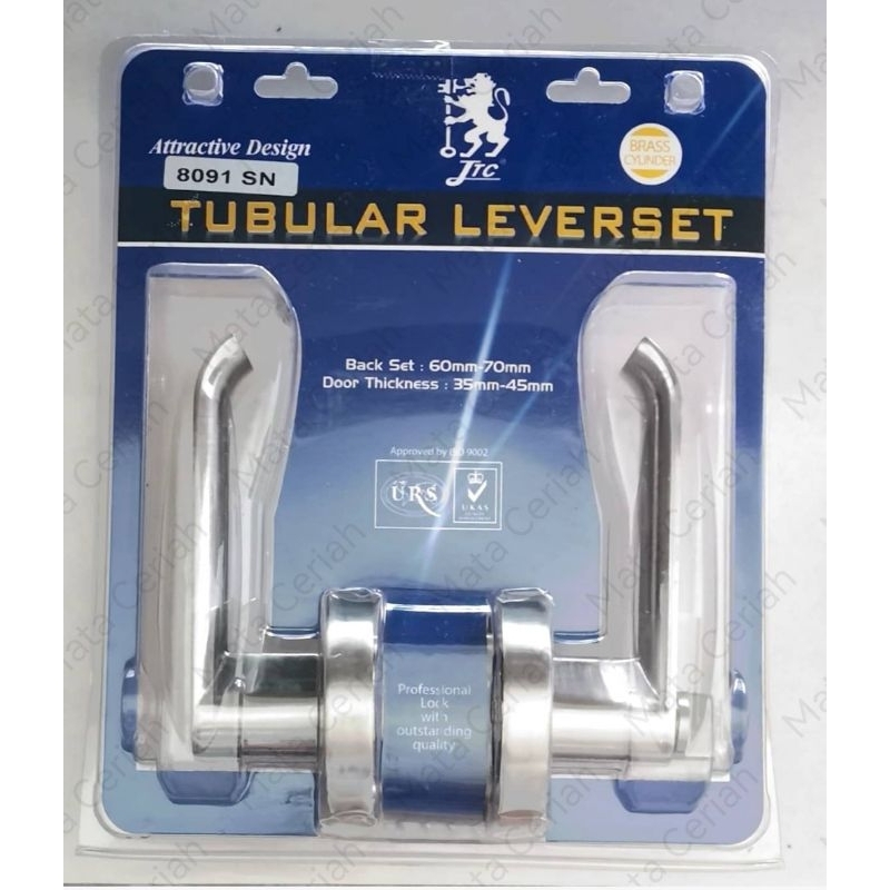 JTC Tubular Leverset Door Lock 8091 SN | Shopee Malaysia