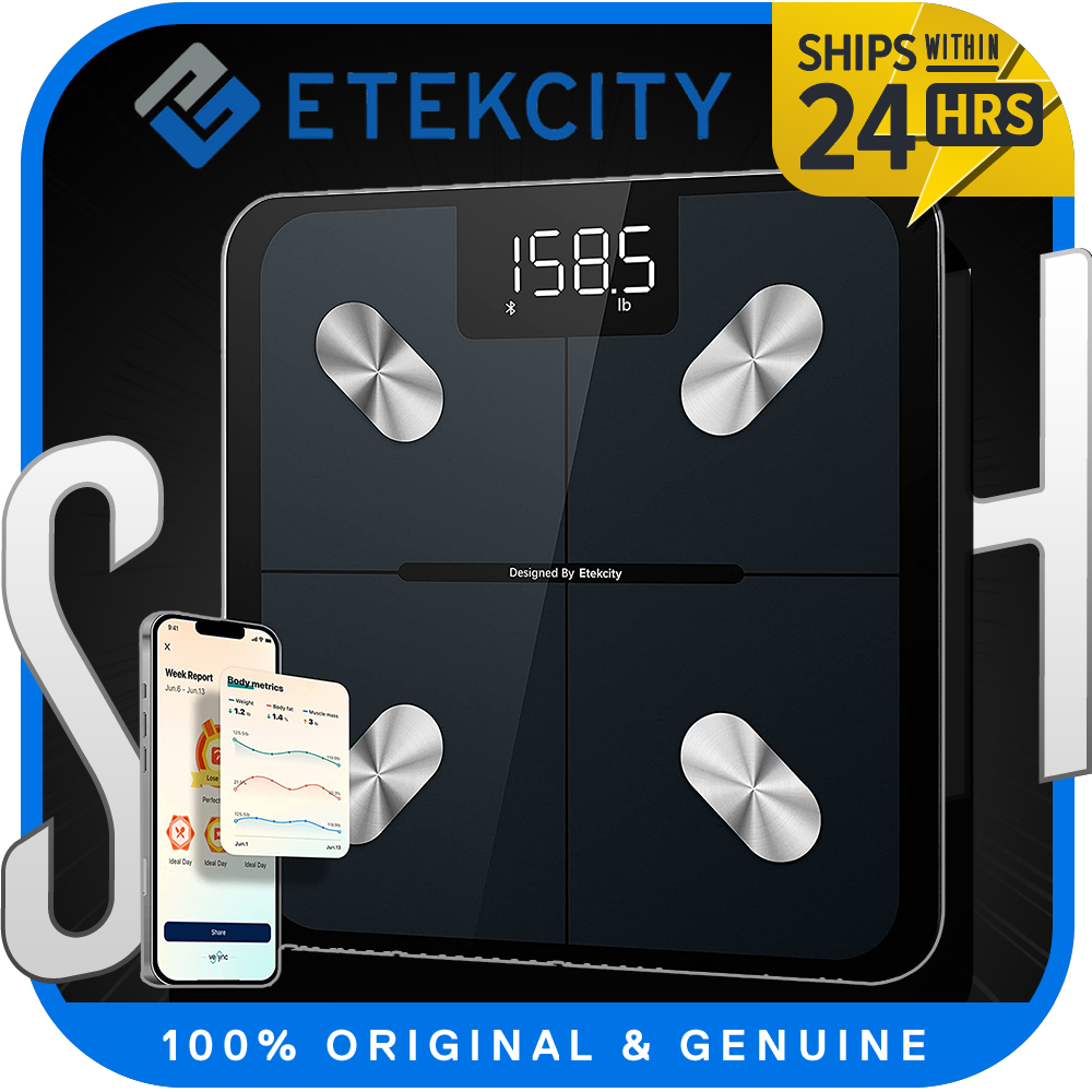 Etekcity Smart Scale for Body Weight and Fat, Digital Bathroom Body