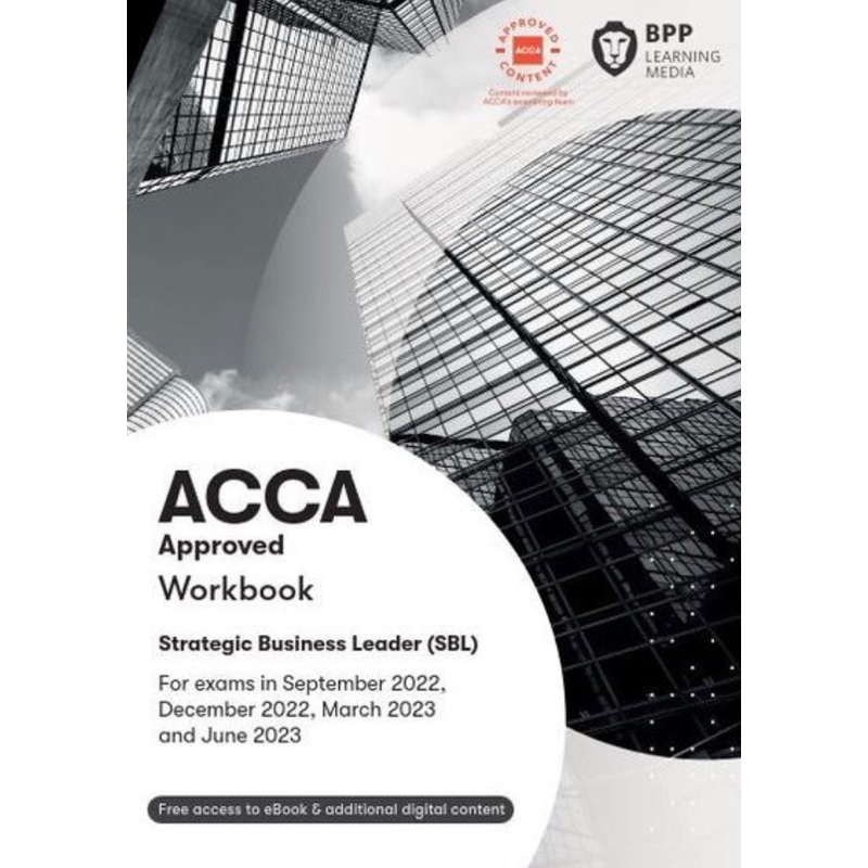 (READY STOCK) 2023 ACCA Strategic SBL Workbook BPP Learning | Shopee ...