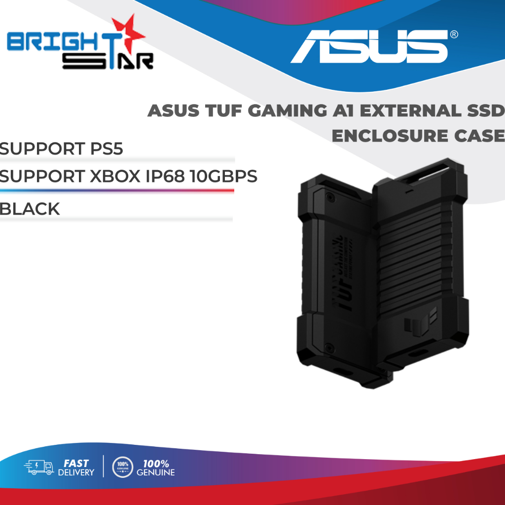 ASUS TUF Gaming A1 External SSD Enclosure Case - Black | Shopee Malaysia