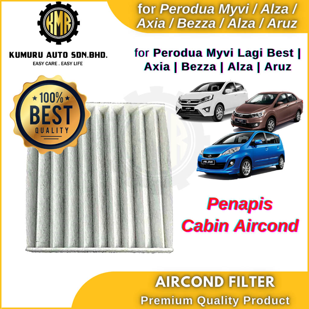 (1pc) Aircon Filter Perodua Myvi Lagi Best Myvi GM3 D20N Axia Bezza