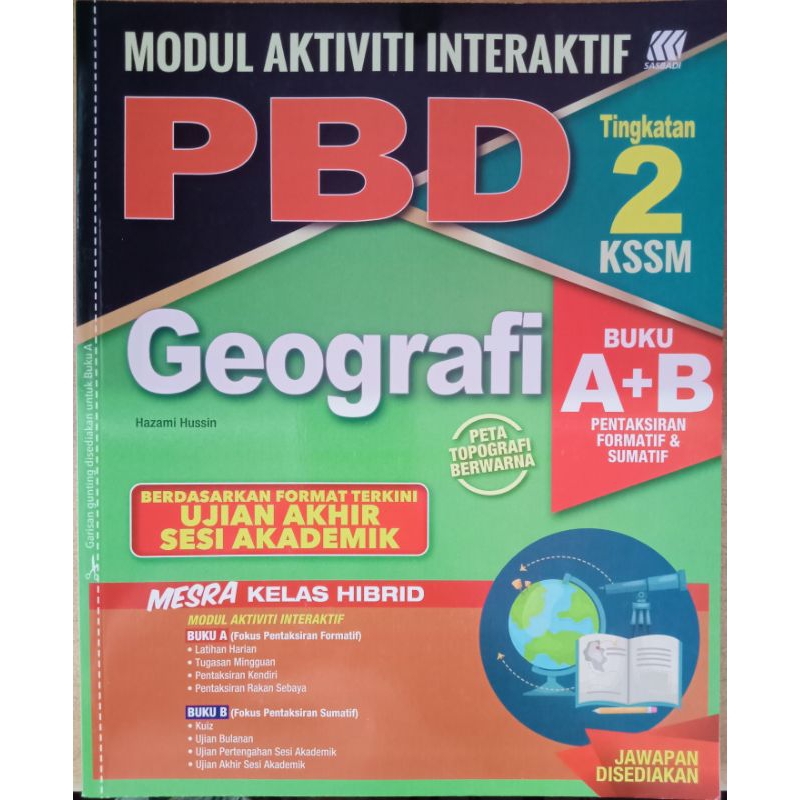 MODUL AKTIVITI INTERAKTIF PBD GEOGRAFI TINGKATAN 2 (BUKU A+BUKU B ...