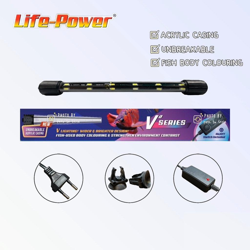 Life Power Va Series Submersible Aquarium LED Light LifePower Color