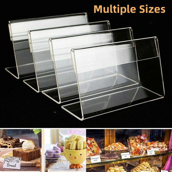 [CHEAPEST] Acrylic Name Card Stand / Price Tag Stand Shopee Malaysia