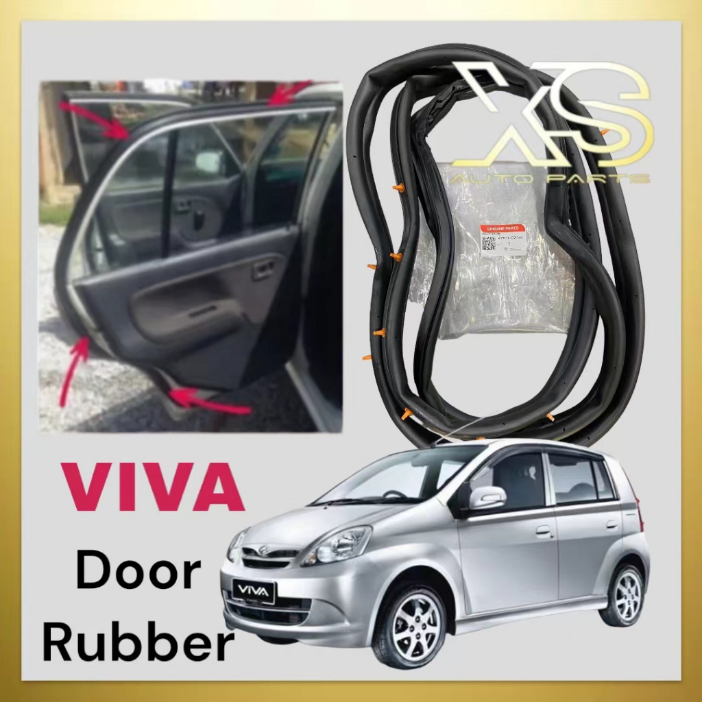 *ORIGINAL PERODUA VIVA ALL YEAR DOOR RUBBER/ GETAH PINTU FRONT/ DEPAN