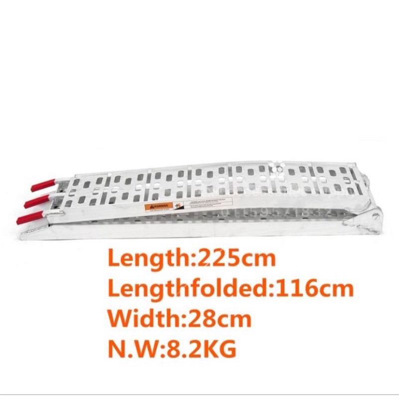 Motorcycle Folding Ladder Bike Motor Ramp Anti-Slip Type / Tangga Tahan ...