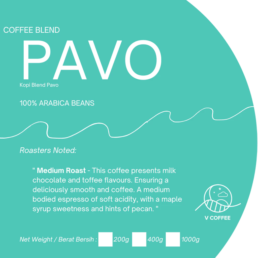 V Coffee Malaysia Pavo – specialty coffee beans Malaysia