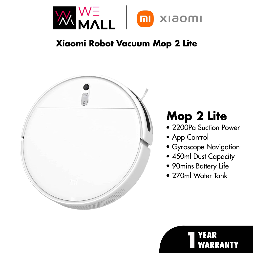 [GLOBAL] Xiaomi Robot Vacuum Mop 2 Lite 2 in 1 Sweep & Mop Vacuum