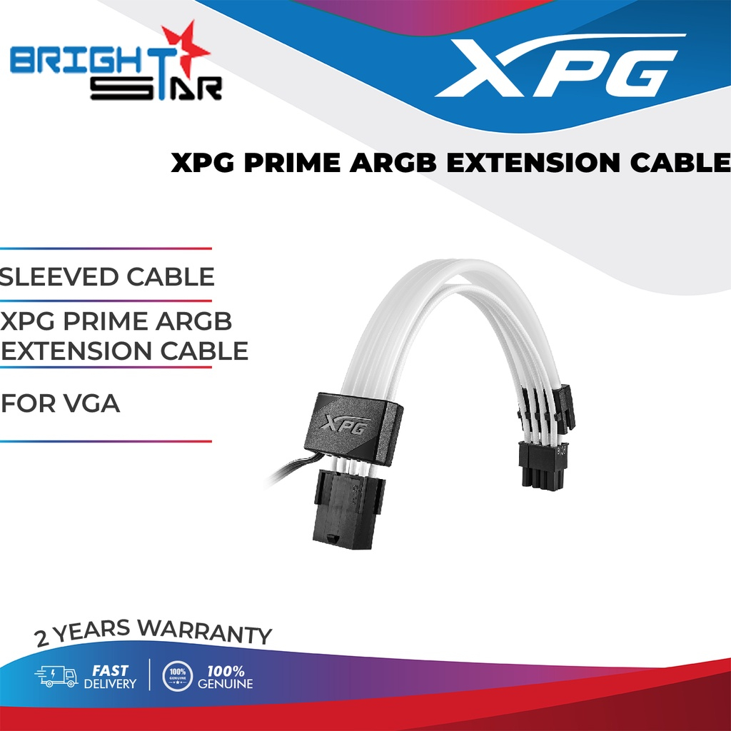 Adata Xpg Prime Argb Extension Cable For Vga Shopee Malaysia