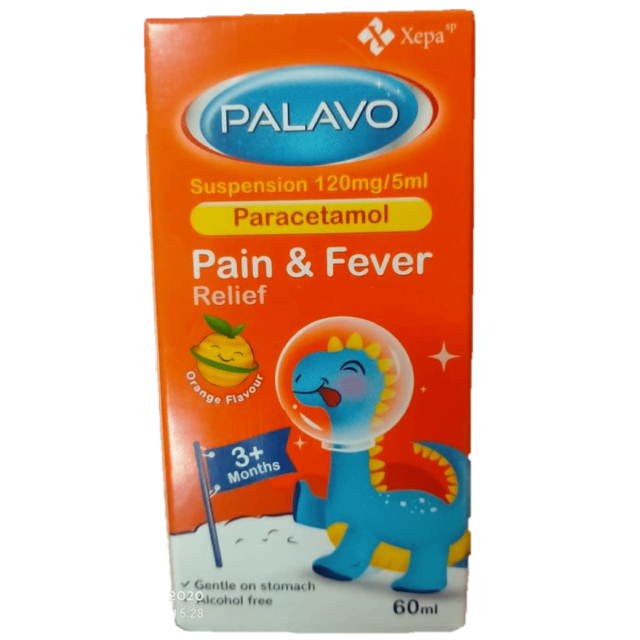Xepa Palavo Paracetamol 120mg/5ml Suspension (60ml) (EXP:07/24 ...