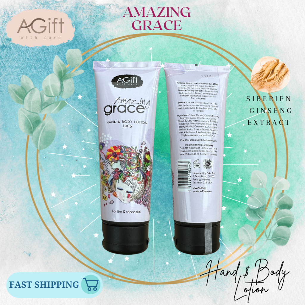 Amazing Grace Hand & Body Lotion 100g Halal Certified Shopee Malaysia