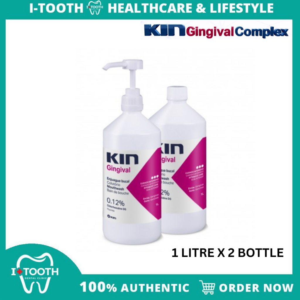 KIN Gingival Complex Mouthwash 1000ml X2 bottles Shopee Malaysia
