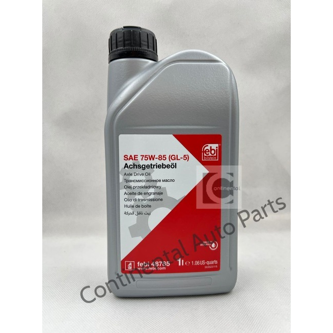 Mercedes Benz FEBI ORIGINAL 75W85 HYPOID GEAR OIL/REAR AXLE OIL