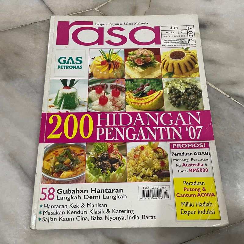 majalah lama “RASA” , “SAJI” (buku resipi masakan) | Shopee Malaysia