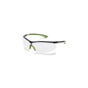 Gafas Protectoras Uvex Pheos S Supravision Extreme - Transparentes Y Negras, Antivaho Y Antiarañazos