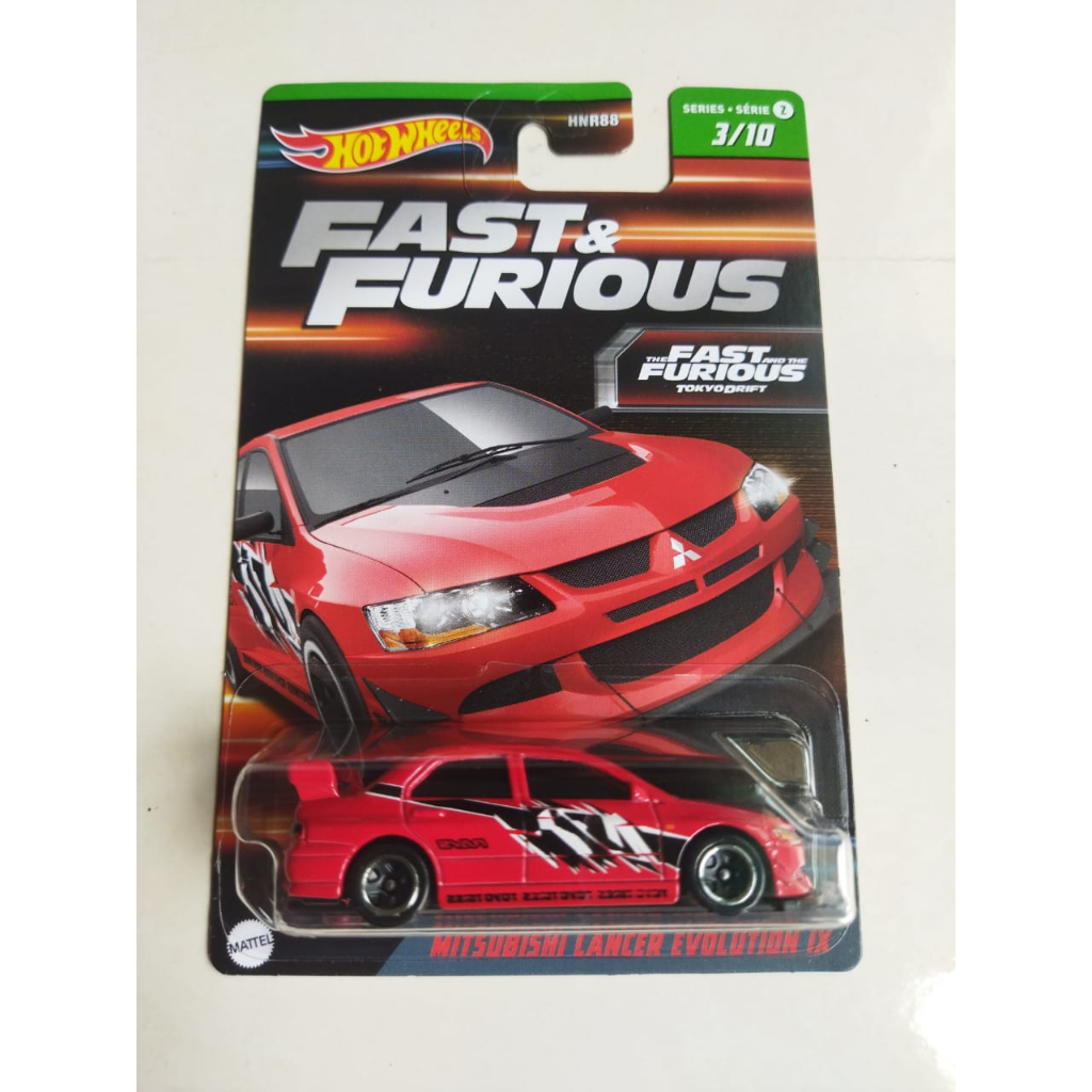 Hot Wheels Mainline Series 2023 Fast & Furious Mitsubishi Lancer ...