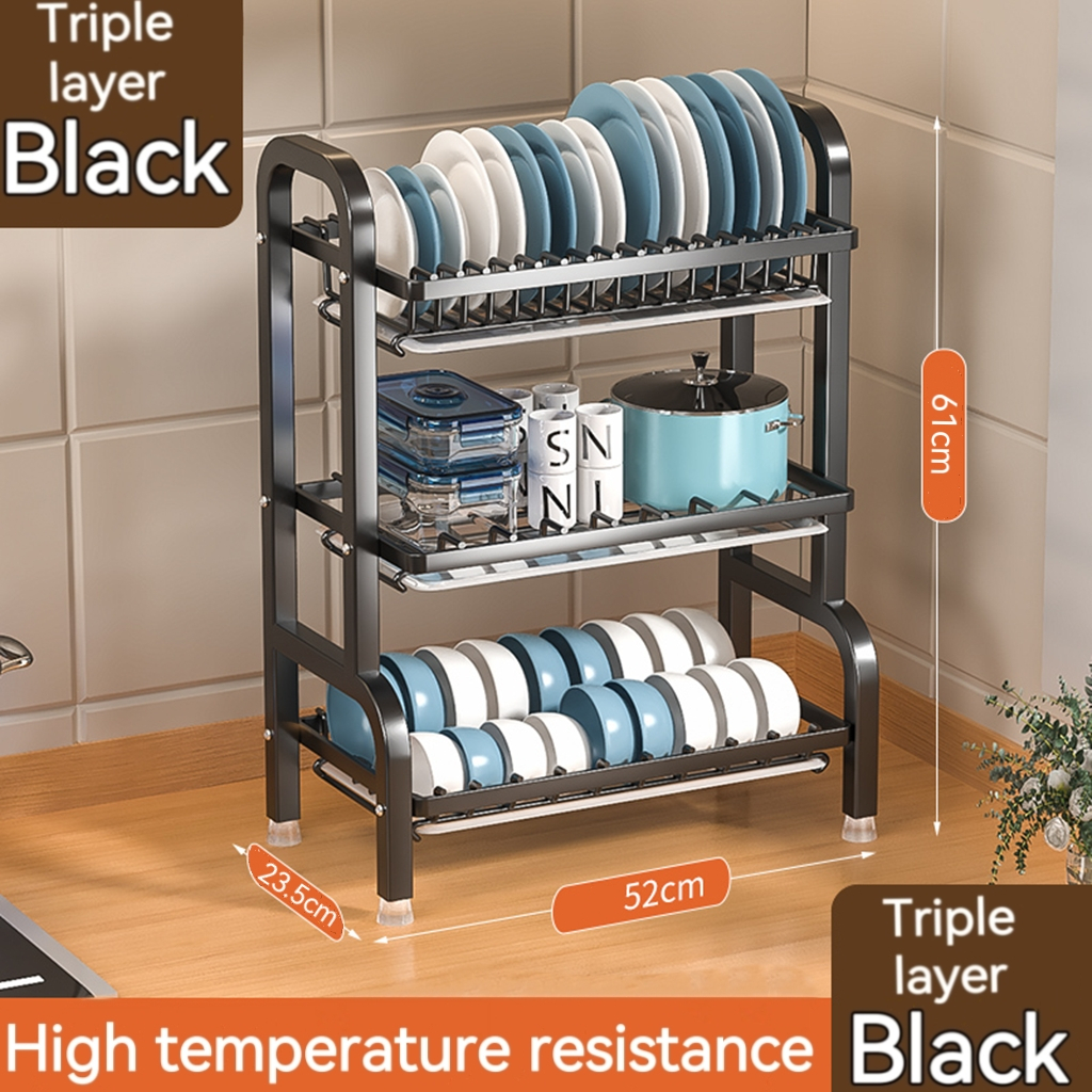 [📦CLEAR STOCK📦] CASA Rak Pinggan Sinki Dish Drainer Rak Dish Rack ...