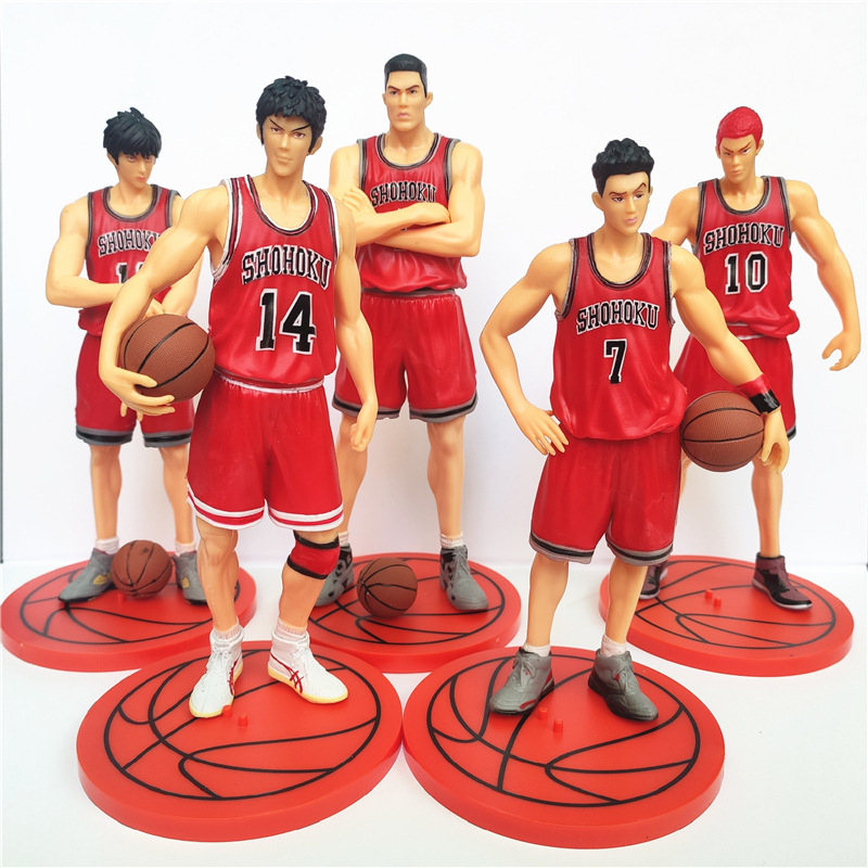 The Shohoku team Figure Hanamichi Sakuragi Figure Kaede Rukawa Figure ...