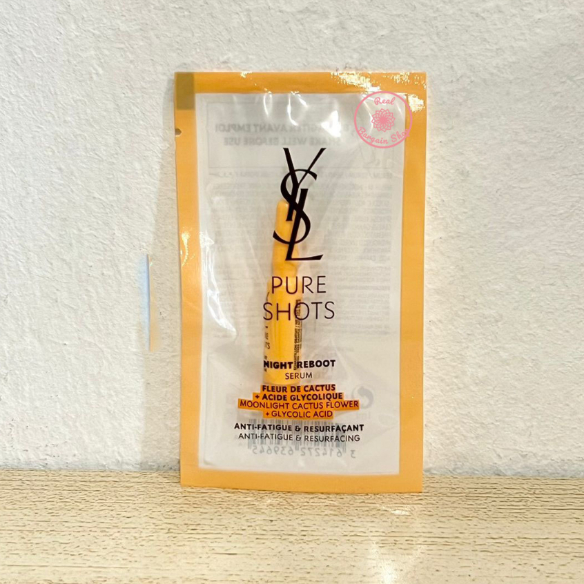 [Original] YSL Pure Shots Night Reboot Serum 1ml Shopee Malaysia