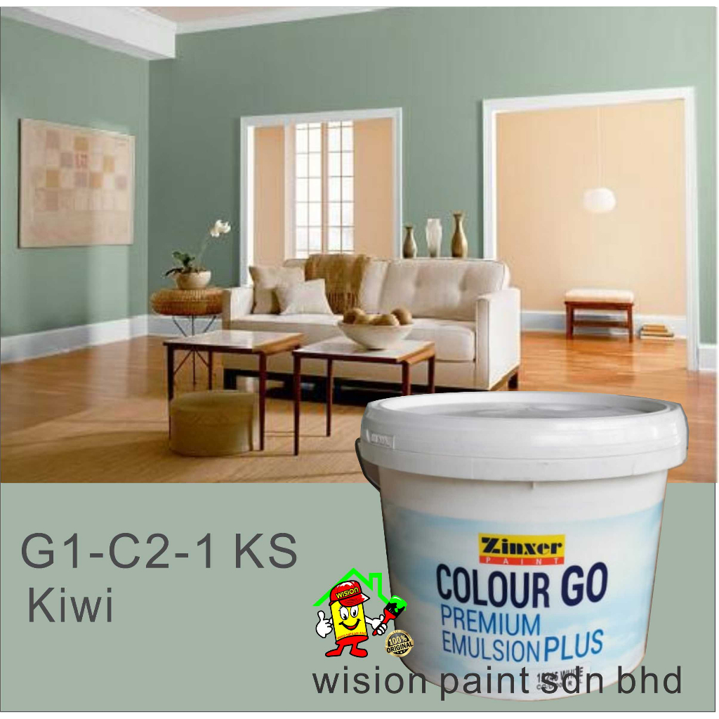 7 Liter emulsion paint ( ZINXER Colour GO ) Interior Acrylic Emulsion ...