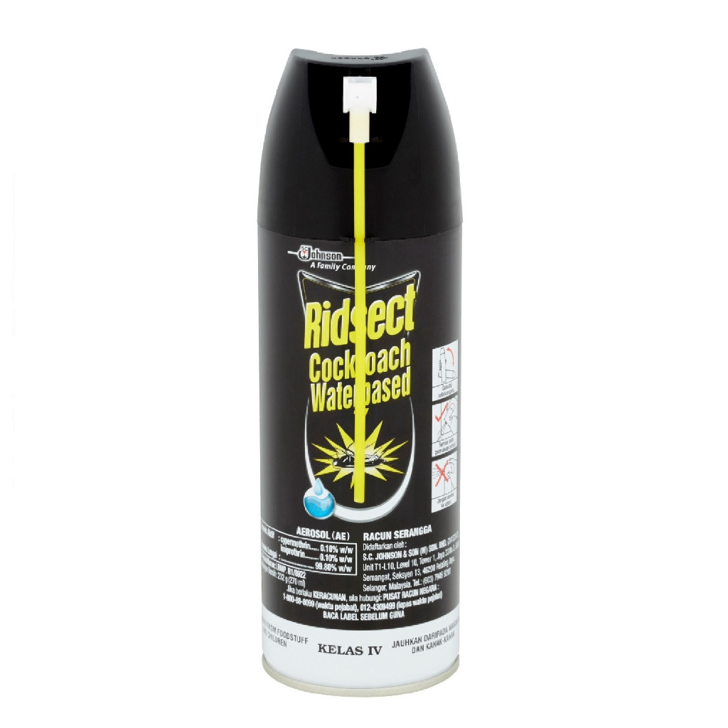 Ridsect Cockroach Waterbased Spray Aerosol (270ml) | Shopee Malaysia