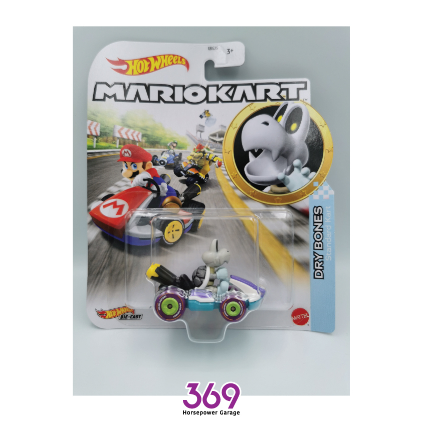 Hot Wheels Mario Kart Dry Bones Diecast Car [Standard Kart] Shopee