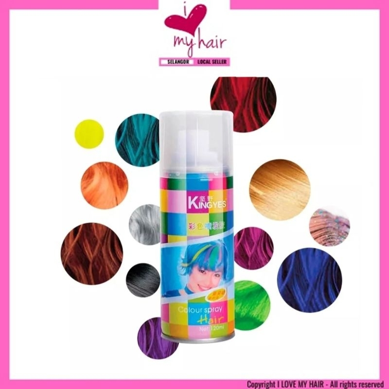 kingyes hair colour spray 120ml Shopee Malaysia