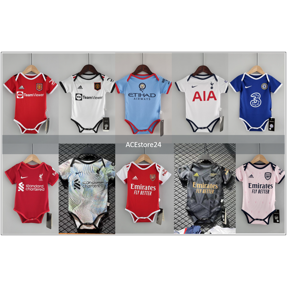 ROMPERs Arsena, Chel-C, Liberpool, City, M.U, Spursss Baby Size 22/23 ...