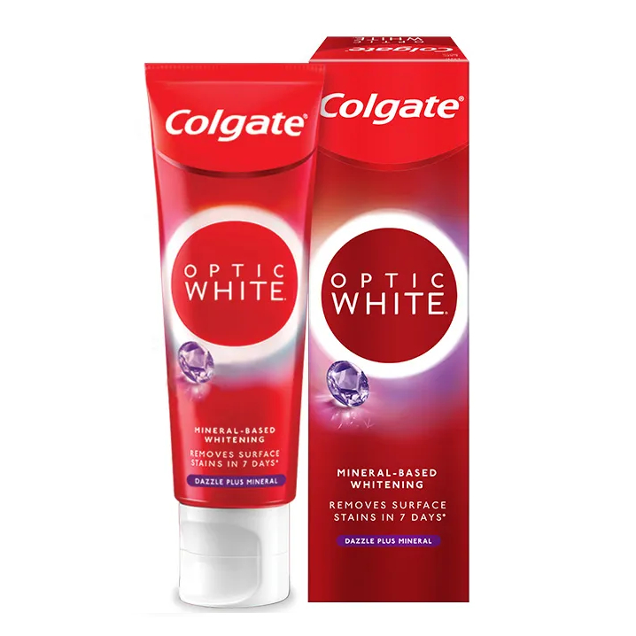 Colgate Optic White Volcanic Mineral / Plus Shine / Sparking / Dazzling ...